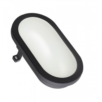 Led Bulkhead Waco Oval Small 6w Blk