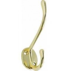 Hat & Coat Hooks Brass Plated