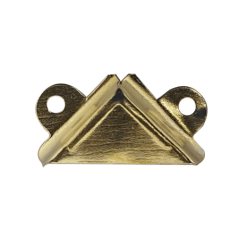4mm Mirror Corner Brass Plated With Screws Quantity:4