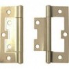 50mm Flush Hinge Brass Plated