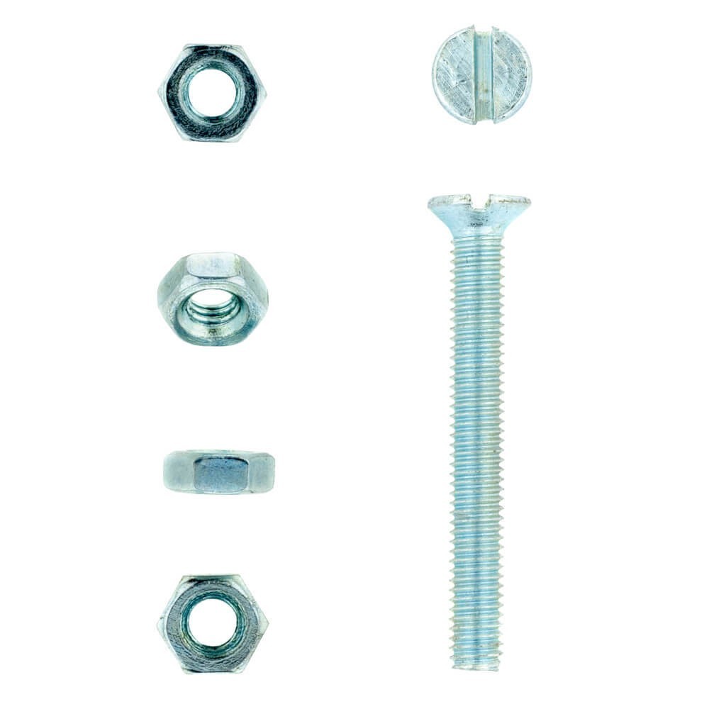 Eureka Machine Screw & Nut 3x25mm Quantity:20 Eureka Machine Screw & Nut 3x25mm Quantity:20