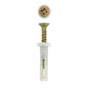 Eureka Nail-in White Rimmed 5x25mm Quantity:30