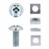 Eureka Gutter Bolt & Nut 6x16mm Quantity:40