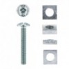Eureka Gutter Bolt & Nut 6x40mm Quantity:20