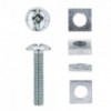 Eureka Gutter Bolt & Nut 6x30mm Quantity:8