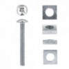 Eureka Gutter Bolt & Nut 6x50mm Quantity:4