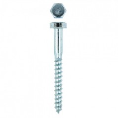 Eureka Coach Screw Galvanised Mild Steel 8x75mm Quantity:6