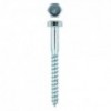 Eureka Coach Screw Galvanised Mild Steel 8x75mm Quantity:6