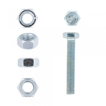 Eureka Set Screw & Nut Galvanised 8x50mm Quantity:4