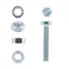 Eureka Set Screw & Nut Galvanised 8x50mm Quantity:4