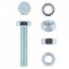 Eureka Set Screw & Nut Galvanised 8x40mm Quantity:10