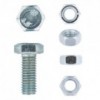 Eureka Set Screw & Nut Galvanised 8x20mm Quantity:4