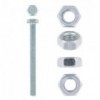 Eureka Set Screw & Nut Galvanised 10x120mm Quantity:6
