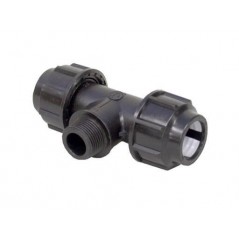 Hdpe Tee Male 20mmx1/2" Splashworks