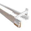 33mm Rod & Double Track 2.0m Sea Mist