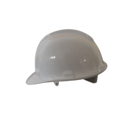 White Industrial Hard Hat With Open Vent