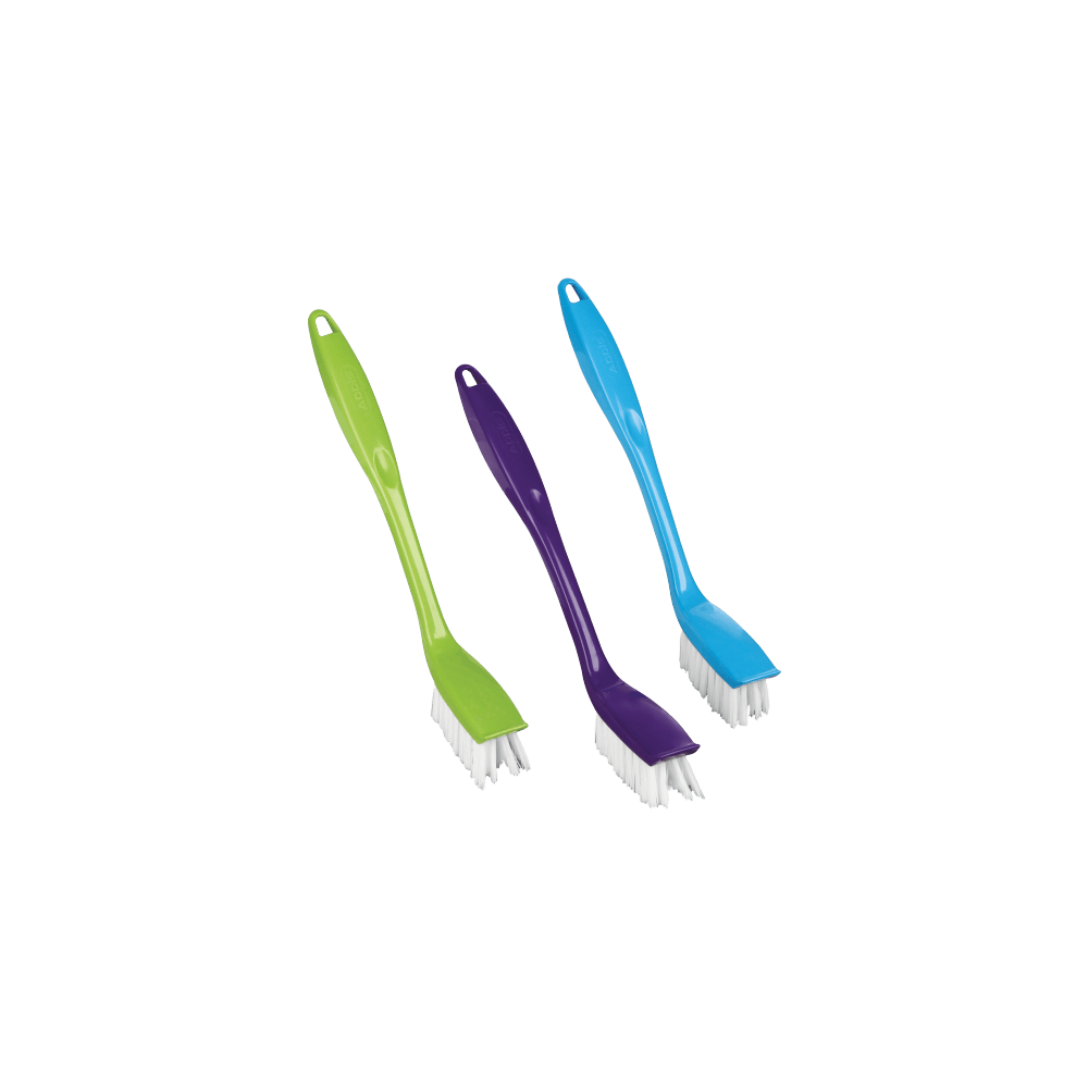 Dishwash Brush, Nylon Bristle With Plastic Handle Dishwash Brush, Nylon Bristle With Plastic Handle