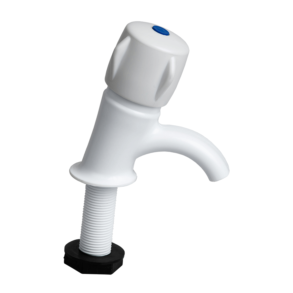 Plastic White Pillar Tap 15mm Plastic White Pillar Tap 15mm