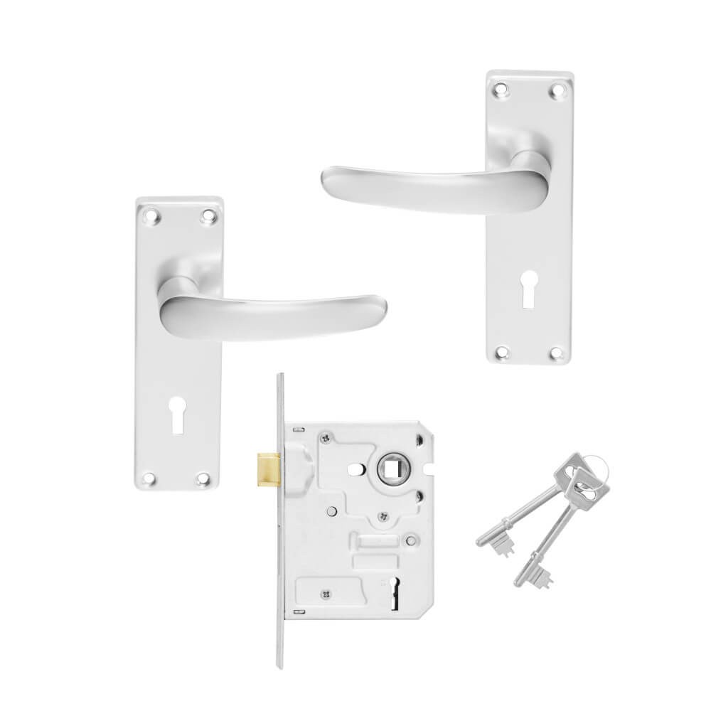 Lockset Aluminium Handle & Sabs 3lever Lock Lockset Aluminium Handle & Sabs 3lever Lock