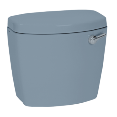 Universal Ceramic Front Flush Cistern Blue