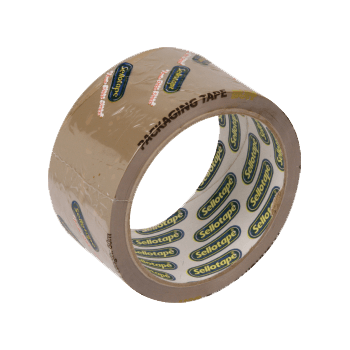 Buff Tape Brown 50m X 48mm