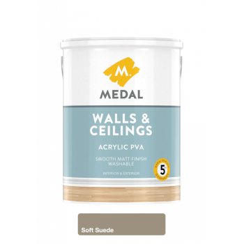 Medal Wall & Ceiling Acrylic Pva Soft Suede 5l