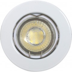 Downlight Round White Fixed Flash, FLASH - Cashbuild