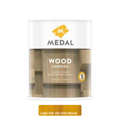 Medal Wood Varnish Light Oak 1l, MEDAL - Cashbuild