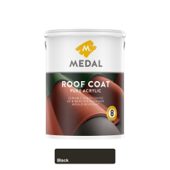 Medal  Roof Coat Sheen Black 5l, MEDAL - Cashbuild