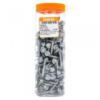 Eureka Self Drilling Tek Screw Wood T17 5.5x38mm Quantity:250