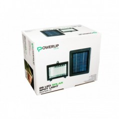Powerup Solar Security Flood Light 28 Led,  - Cashbuild